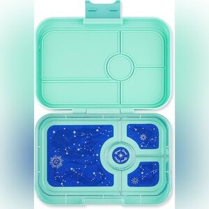 Yumbox Tapas 4-Compartment Lunch Box - Bali Aqua with Zodiac Tray